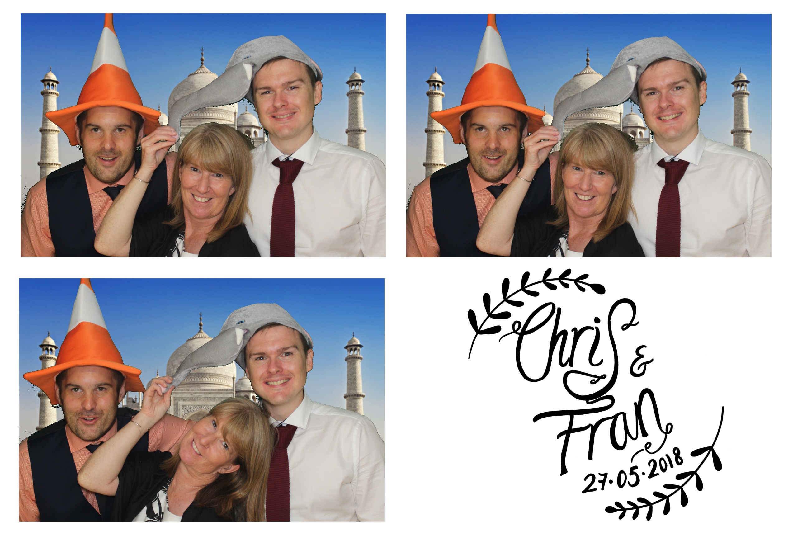 Chris & Fran | View more photos from the event at images.mobile-photo-booth.com/u/MobilePhotoBoothUK/Chris-Fran